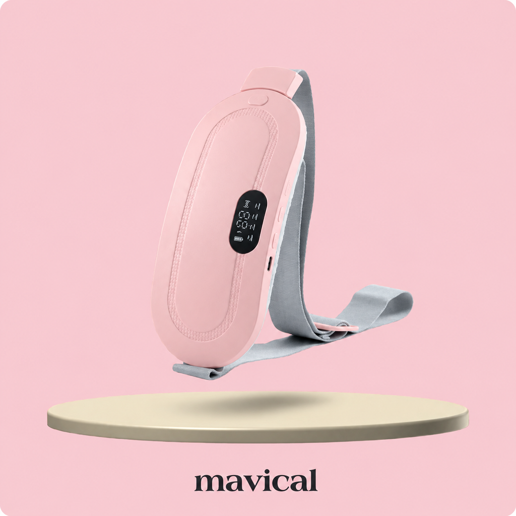 Ceinture chauffante et massante menstruelle